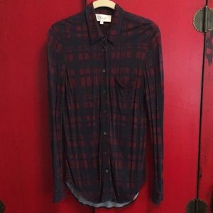 Derek Lam button up plaid shirt - size 4